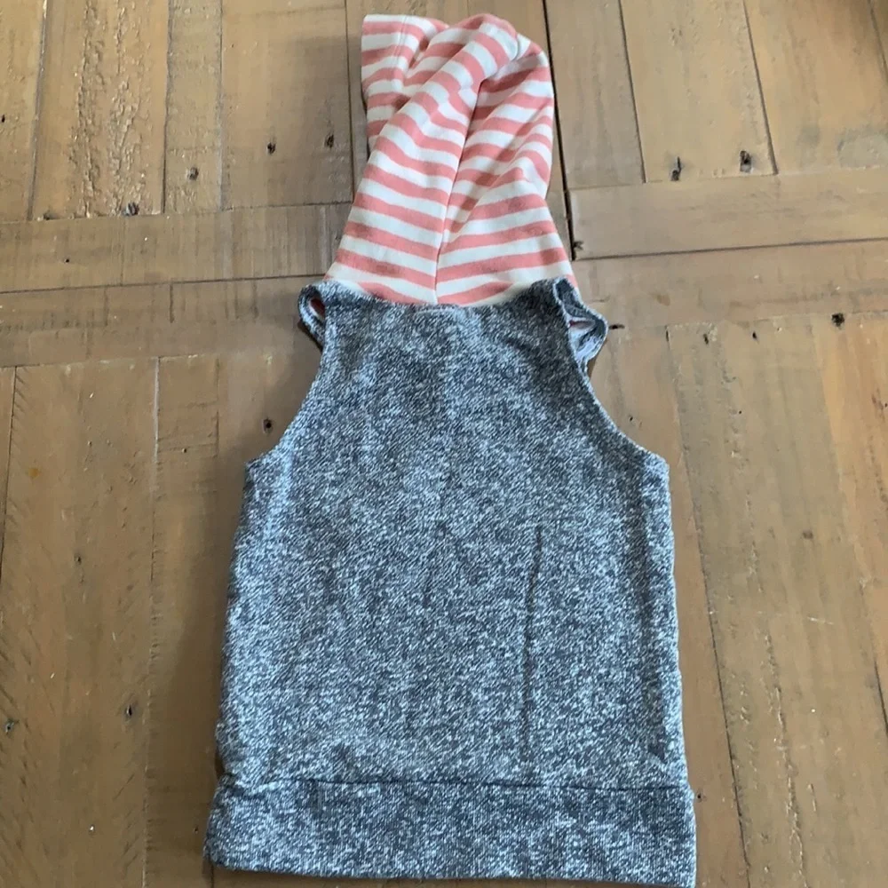 Lulu + roo striped hooded sleeveless vest - Picture 2 of 8